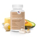 Houston Enzymes – Lypazyme Lipase Enzimi digestivi per le donne e gli uomini – 120 capsule – 3 miscela di enzimi per il crollo completo di grassi trigliceridi, enzime per la digestione di pasti e olio di pesce