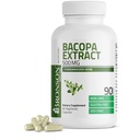 Bronson Bacopa Monnieri Extract 500 mg - Promuove Clarity Mentale e Funzione cerebrale - Non OGM, 90 capsule vegetariane