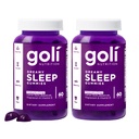 Goli Dreamy Sleep Gummy - 60 Count (Pack of 2) - Melatonina, Vitamina D, Magnesio e Estratto di Balm Limone - Gelatin-Free, Gluten-Free, Vegan & Non OGM