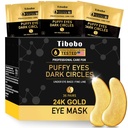 Sotto Eye Patches (36 coppie) - Maschere di occhio d'oro 24K arricchito con il collagene Abundant per cerchi scuri, occhi gonfiati, rughe - regali per la cura della pelle delle donne - Vegan & Stati Uniti Testato