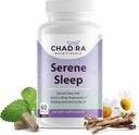 Serene Sleep Formula | Rest-Boosting Magnesium Citrate W/Melatonina, Passion Flower, Calcium e L-teanina | Natural Deep Sleep Vitamins for Adults - 60 Caps, 30 Day Supply