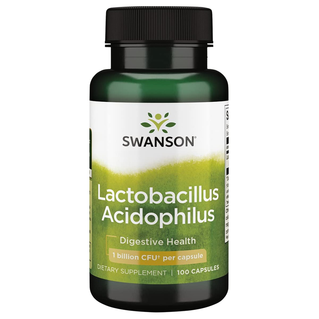 Swanson Lactobacillus Acidophilus 2 miliardi di Cfu 100 capsule
