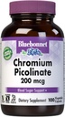 Bluebonnet cromo picolinato 200 mcg, 100 capsule vegetariane, 100 conte