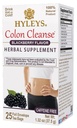 HYLEYS Colon Cleanse Tea BlackBerry Flavor - 25 sacchetti di tè (1 confezione)