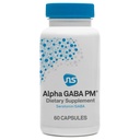 NeuroScience GABA PM Relax Sleep Aid for Adults - 400mg L Theanine Supplement con 5 HTP per il supporto cerebrale & Magnesio per il sonno - Soothe an Overactive Mind & Racing Thoughts (60 capsule)