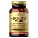 Solgar Gentle Iron 25mg, 90 capsule vegetali - Energia, Produzione normale di globuli rossi - Gentle on the Stomach - Non-GMO, Vegan, Gluten Free, Dairy Free, Kosher - 90 Serve