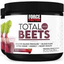 FORCE FACTOR Total Beets Superfood Beet Root Powder 2-Pack, Nitrates to Support Circulation, Flusso di sangue, Ossido nitrico, Energia, Endurance, Stamina, Cardiovascolare Heart Health Supplement, 60 Servings