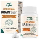 Integratori cerebrali per la memoria e la messa a fuoco - Plasmalogen con curcumina e vitamina E per un migliore assorbimento- Adatto per anziani,Adult Men & Women Salute cognitiva, Alta potenza 60 Serve