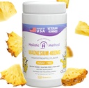 Magnesio Citrato Gummies - Senza zucchero, Vegan e Non OGM per un migliore sonno e relax - No Zucchero Alcol - Magnesio Supplemento per adulti, adolescenti e bambini - Ananas - 240 Chews