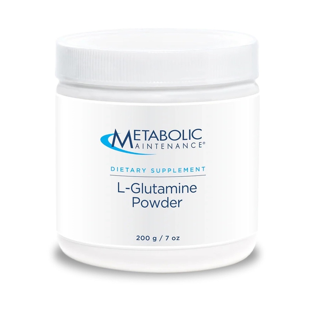 Metabolic Maintenance L-Glutamine Powder – 1000mg, Amino Acid Supplement, Easy Drink Mix, Supports Gut Health & Recovery for Women & Men – Unflavored, 200g (200 Servings)