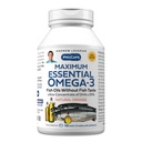 ANDREW LESSMAN Massimo Essenziale Omega-3 Arancione - 180 Softgels - Ultra-Pure, Olio Omega-3 ad alta potenza. Alte DHA, No Stomach Upset, No Contaminants, No Mercury. Piccolo Facile da ingoiare Softgels