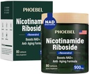 Nuovo NAD + Supplemento - Resveratrolo, Liposomal Nicotinamide Riboside, Quercetin- Alta purezza NAD Supplemento per l'energia, Focus - 80 Count,900mg