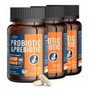 100 miliardi di probiotici per gli uomini e le donne 27 Strains 5 prebiotici organici per la salute digestiva e immunitaria del fegato, supporta la biopsia gas Bloating, non OGM, Zero Fillers – Made in USA丨180 Caps