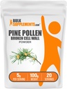 BulkSupplements.com Polvere di polline di pino - Muro di cellule rotte, Supplemento di polline di pino, Supplemento di erbe - Gluten Free, 5g per porzione, 100g (3,5 oz) (Pack of 1)