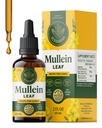 HERBAMAMAMA Gocce di Mullein per polmoni - Vegan Mullein Leaf Extract for Lungs Cleanse Support - Non-GMO, Alcol & Sugar-Free Respiratory Supplement, 28-Day Supply