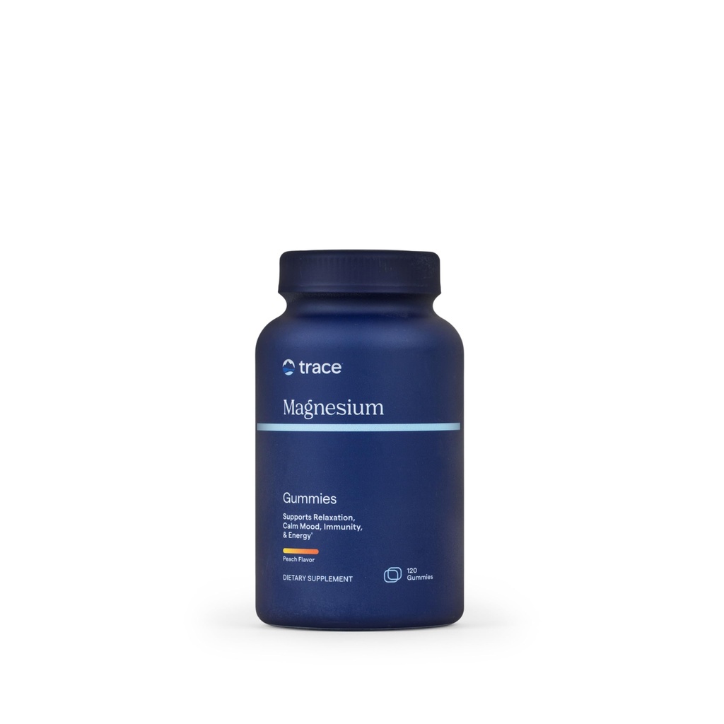 Minerali di Trace Magnesio 84mg - Integratore di Magnesio Masticabile per Bone & Heart Health Support - Supporto Sistema Immune - Aids Relax & Healthy Sleep - Tangerine, 120 Gummies (120 Serve)