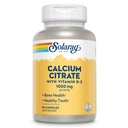 Solaray Calcium Citrato con vitamina D3 1000mg - Bone Forza e sano denti di sostegno - Genere Digestione Formula - Lab verificato, 60-giorno Garanzia - 15 Serve, 90 capsule