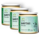 Haritaki Powder Organic Terminalia chebula for Detoxification & Rejuvenation Vegan, Non-GMO, Gluten Free Natural Powder - (7.5 OZ, Pack of 3)