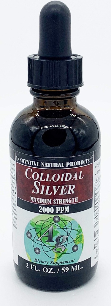 Colloidale Silver 2000 PPM (2 oz) di Prodotti Naturali Innovativi