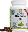 Capsule Olio di origano, Ingredienti Organici - Super-Strength, Cresciuto in Spagna, 90-ct Liquid-Filled - Olio Organico di capsule di origano con una maggiore consegna