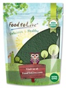 Cibo per vivere clorella Organica Polvere, 8 once — Non OGM, Kosher, Raw Green Algae, Vegan Superfood, Bulk, Pure Vegan Green Protein, Ricco di vitamine e minerali, Grande per bevande, Parete cellulare rotto