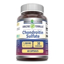 Incredibile Formulas Chondroitin Sulfate 1200 mg Per Serving Supplemento | Capsules | Non-GMO | Gluten Free | Made in USA (1 Pack, 60 Count)