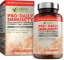 Vitamina Bounty Pro-Daily Probiotic - 10 miliardi di CFU di miscela, zinco e vitamina C per la salute digestiva, supporto immunitario Prebioitcs e Probiotici per le donne e gli uomini - 60 capsule