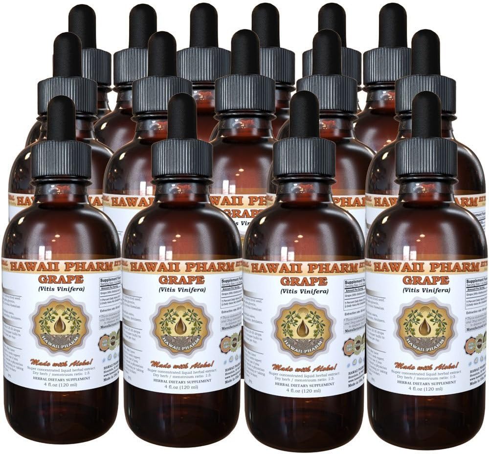 Estratto di liquido di uva (Vitis Vinifera) Integratore di vinazione 15x4 oz