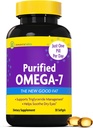 InnovixLabs Purified Omega 7 Supplemento - 210 mg Omega-7 acido palmitoleico, olio di pesce per il metabolismo e supporto trigliceride, acidi grassi essenziali, approvato IFOS, 30 Softgels