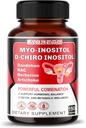 Myo-Inositol + D-Chiro Inositol – 150 capsule – con Folate, NAC, Berberina, CoQ10 e Detox Blend – Support Hormonal Balance & Metabolic Wellness – Non-GMO, Senza Glutine