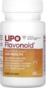 Proattivo supplemento giornaliero di salute dell'orecchio da Lipo-Flavonoide, promuove a lungo termine e supporta la funzione di controllo ottimale e la salute cognitiva, 40 Caplets