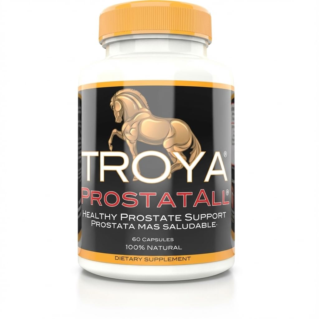TROYA Supplemento – Sega Palmetto, Zinco, Sting Nettle & Pumpkin Seed Extract – 60 capsule – Supporta la salute e la funzione urinaria della prostata