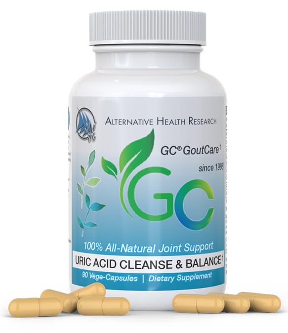 GC® GoutCare: Uric Acid Control | Prevention Uric Acid | Joint Health Supplement | Joint Relief | with Turmeric, Celery Seed Extract, Milk Thistle and More | 90 Capsules per bottle | Non-GMO