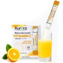 Miscela della bevanda della vitamina C della vitamina C del liposomal di Nano-Pack di Nutrascience di Aurora, supporto immunitario, 3.000 mg di alta resistenza per il servizio, 30 pacchetti di singola dose, arancione