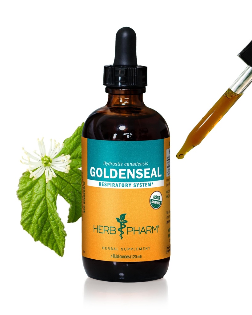 Estratto di liquido di segale organico certificato di Herb Pharm per il supporto del sistema respiratorio - 4 oncia