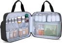 Trunab Pill Bottiglia Organizer Medicina Borsa da viaggio sicura per la prescrizione, Vitamine, Conservazione dei supplementi medici (solo per il bambino)