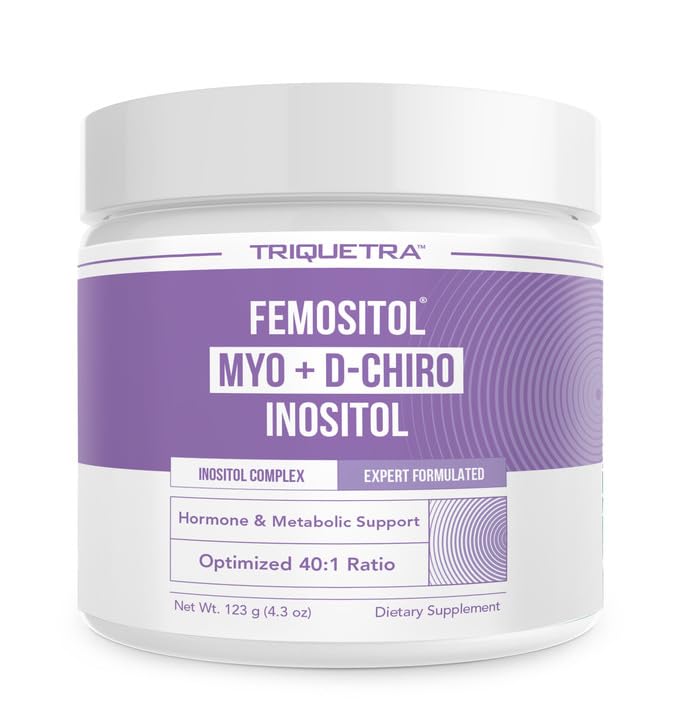 FemoSitol Inositol Powder | Myo-Inositol & D-Chiro Inositol Complex - Clinically Proven 40:1 Ratio (Vitamin B8) | PCOS, bilancia ormonale & Healthy Ovarian Function Support (123 grammi – 60 Serve)