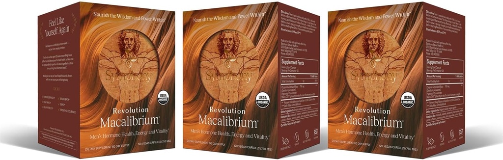 Rivoluzione Macalibrium - Natural Concentrated Gelatinized Maca Supplemento per sostenere la salute dell'ormone degli uomini, l'energia, la forza, la potenza e la salute riproduttiva (3)