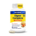 Enzymedica, Digest Complete + Probiotics, Full-Range, Everyday Enzymes con 800 milioni di CFU Active Cultures per Capsule, 90 Capsule