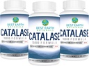 Best Earth Naturals Catalase Supplemento 10.000 con Saw Palmetto, Biotin, Fo-Ti, PABA - Integratori per capelli forti - 180 Capsule - Confezione da 3 (90-Day Supply)