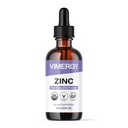 Vimergy Organic Zinc Supplementi per le donne e gli uomini (7.5mg Liquid Zinc Per Serving) Fast-Absorbing Immune Support, Promuove Sani Bones & Skin, USDA Certificato Organico, Vegan, Fino a 27 Serve (55 mL)