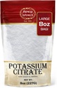 Polvere del citrato del potassio del mondo piccante 8 OZ - puro, vegano, grado alimentare, supplemento di potassio Bulk