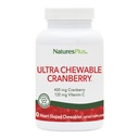 NaturesPlus Ultra Chewable Cranberry - 90 Love Berries Tablets - Promuove la salute del tratto urinario - Non OGM, Gluten Free - 45 Serve
