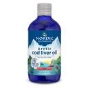 Nordic Naturals Arctic Cod Liver Oil, Fragola - 8 oz - 1060 mg Omega-3 totali con EPA & DHA - Cuore e salute del cervello, Immunità sana, Benessere generale - Non OGM - 48 Serve
