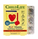 CHILDLIFE ESSENTIALS Bambini Multivitaminici SoftChew Gummies - Vitamine per bambini, Multivitamina per bambini, Multivitaminici, Vitamine per bambini, Vitamine per bambini masticabili, Zucchero gratuito - Arancione naturale, 27 compresse