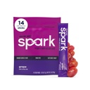 AdvoCare Spark Vitamin & Amino Acid Supplement - Focus & Energy Drink Powder Mix with Vitamin A, B-6, C & E - Include anche L-Carnitine & L-Tyrosine - Uva, 14 Stick Packs