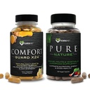 KaraMD Pure Nature & Comfort Guard Bundle | Verde alimento intero, frutta e verdura Supplemento + Movimento Supporto | Non OGM, Vegan, senza glutine (30 Serve Ognuno)