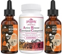 1500 MG Liposomal Active Hexose Correlated Supplement 120 SoftGels Bundle con 2000 MG Liposomal Mushroom Complex Drops 60 Servings