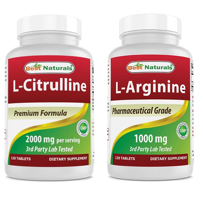 I migliori naturali L-Citrulline 2000mg & L-Arginina 1000 mg