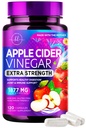 Aceto di sidro di mele capsule 1877mg - ACV ad alta resistenza Pillole con Vitamina D3 & Zinc - Supplemento di pillole per l'aceto di mele per la digestione, l'energia e il supporto immunitario, non OGM, in bottiglia negli Stati Uniti - 120 capsule